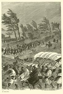 Die Kampagne im Schlamm, Januar 1863 von American School