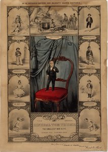 Der ursprüngliche General Tom Thumb: der kleinste lebende Mann von American School