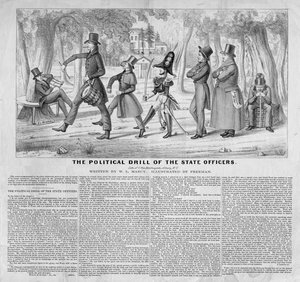 Die politische Übung der Staatsbeamten, veröffentlicht von John Childs, New York, ca. 1838 von American School