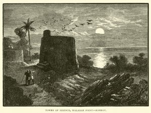 Turm des Schweigens, Malabar Point, Bombay