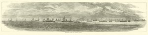Transportflotte vor Federal Point, Dezember 1864 von American School