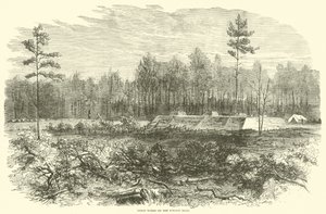 Unionstruppen an der Weldon Road, August 1864 von American School