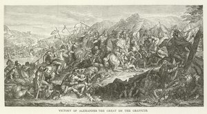 Sieg Alexanders des Großen am Granikos von American School