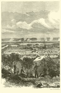 Blick auf Chattanooga und das Bundeslager, November 1863 von American School