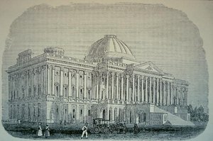 Ansicht des Kapitols, um 1848 von American School
