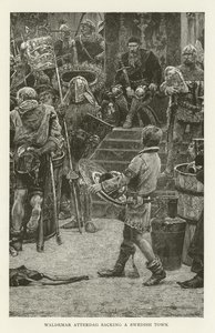 Waldemar Atterdag plündert eine schwedische Stadt von American School