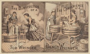 Waschfrauen bei der Arbeit von American School