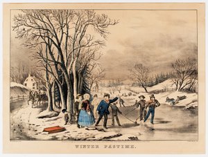 Wintervergnügen, ca. 1800-10 von American School