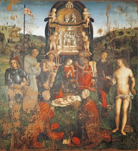 Die Geburt Christi, von Amico Aspertini
