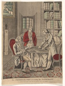 Der verlorene Sohn erhält sein Erbe von Amos Doolittle