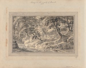 Ansichten in England, Schottland und Wales: Reise in Schottland; Landschaft in der Nähe von Keswick