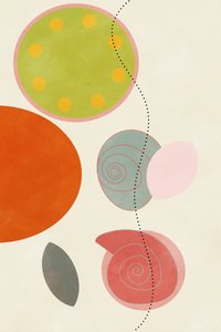 Freundliche Farben Hilma 1 von Ana Rut Bre