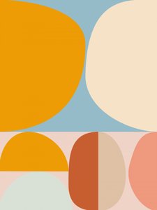 Mittleres Jahrhundert Pastell 15 von Ana Rut Bre