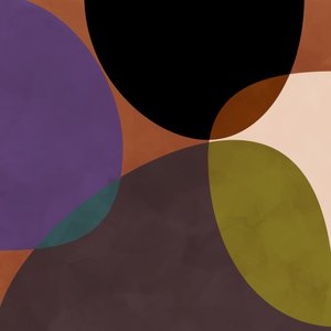 Mittlere Kreise Terrakotta Blck2 von Ana Rut Bre