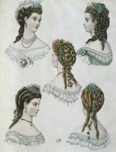 Frisuren, Illustration aus 
