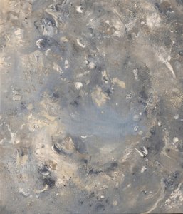 Weiche blau-graue Strömung von Anastasiya Devochkina