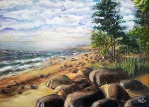 Felsige Strandruhe