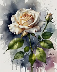 Weiße Rose