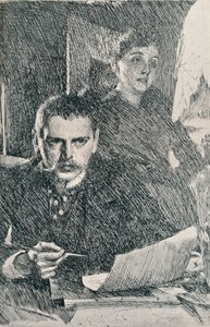 Herr und Frau Zorn, 1890, 1898 von Anders Leonard Zorn