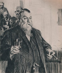 Der Toast, 1890er Jahre, 1946 von Anders Leonard Zorn