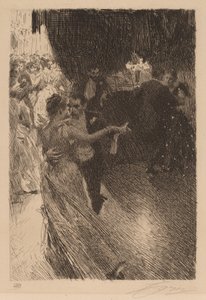 Der Walzer, 1891 von Anders Leonard Zorn