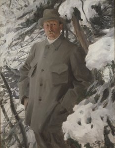 Der Maler Bruno Liljefors, 1906 von Anders Leonard Zorn