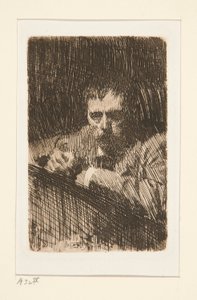 Ein Maler-Radierer (Selbstporträt) von Anders Leonard Zorn