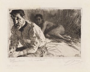 Augustus Saint-Gaudens von Anders Zorn
