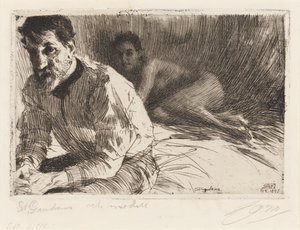 Augustus Saint Gaudens II von Anders Zorn