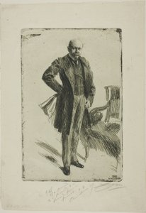 Oberst Lamont I (Ganzkörper) von Anders Leonard Zorn