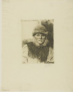 Dalekarlischer Bauer (Lavards Anders) von Anders Leonard Zorn