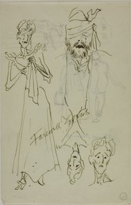 Abschied Zorns (recto); Abschied Deerings (verso) von Anders Zorn