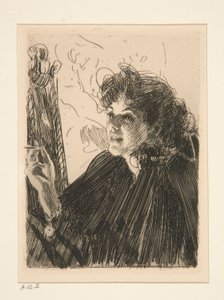 Mädchen mit Zigarette II