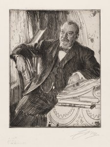 Mr. Grover Cleveland von Anders Zorn