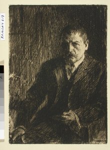 Selbstporträt von Anders Zorn