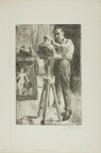 Prinz Paul Troubetzkoy I (Ganzkörper) von Anders Leonard Zorn