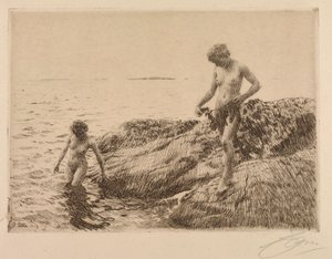 Seewärts Skerries von Anders Leonard Zorn