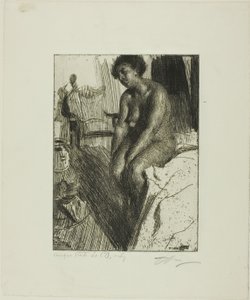 Sitzender Schwarzer
