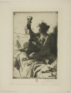 Souvenir oder Die Gitarre von Anders Leonard Zorn