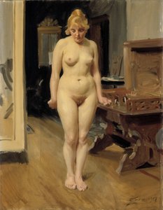 Das schüchterne Modell von Anders Zorn