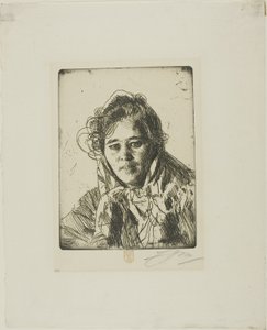 Junges Mädchen aus Mora (Kråkbergs Anna) von Anders Zorn