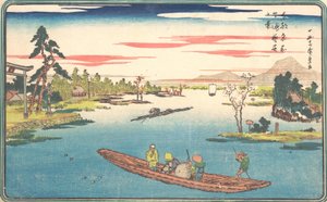 Ein Blick auf den späten Frühling in Masaki, 1831