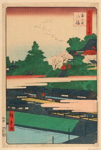 Ichigaya Hachiman aus der Serie 100 Ansichten von Edo von Ando Hiroshige