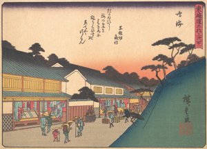 Narumi, aus der Serie Die dreiundfünfzig Stationen der Tokaido-Straße von Ando Hiroshige