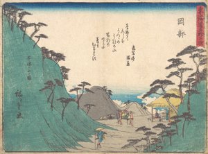 Okabe, ca. 1838 von Ando Hiroshige