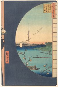 Susaki Hen-yori Suijin no Mori, Uchikawa von Ando Hiroshige
