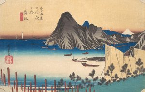 Ansicht von Imaki Point von Maizaka von Ando Hiroshige