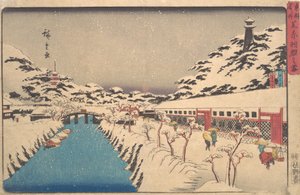 Winterlandschaft, 1846 von Ando Hiroshige