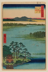Benten-Schrein, Inokashira-Teich von Ando or Utagawa Hiroshige