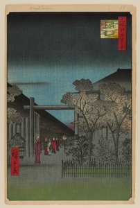 Morgendämmerung im Yoshiwara von Ando or Utagawa Hiroshige